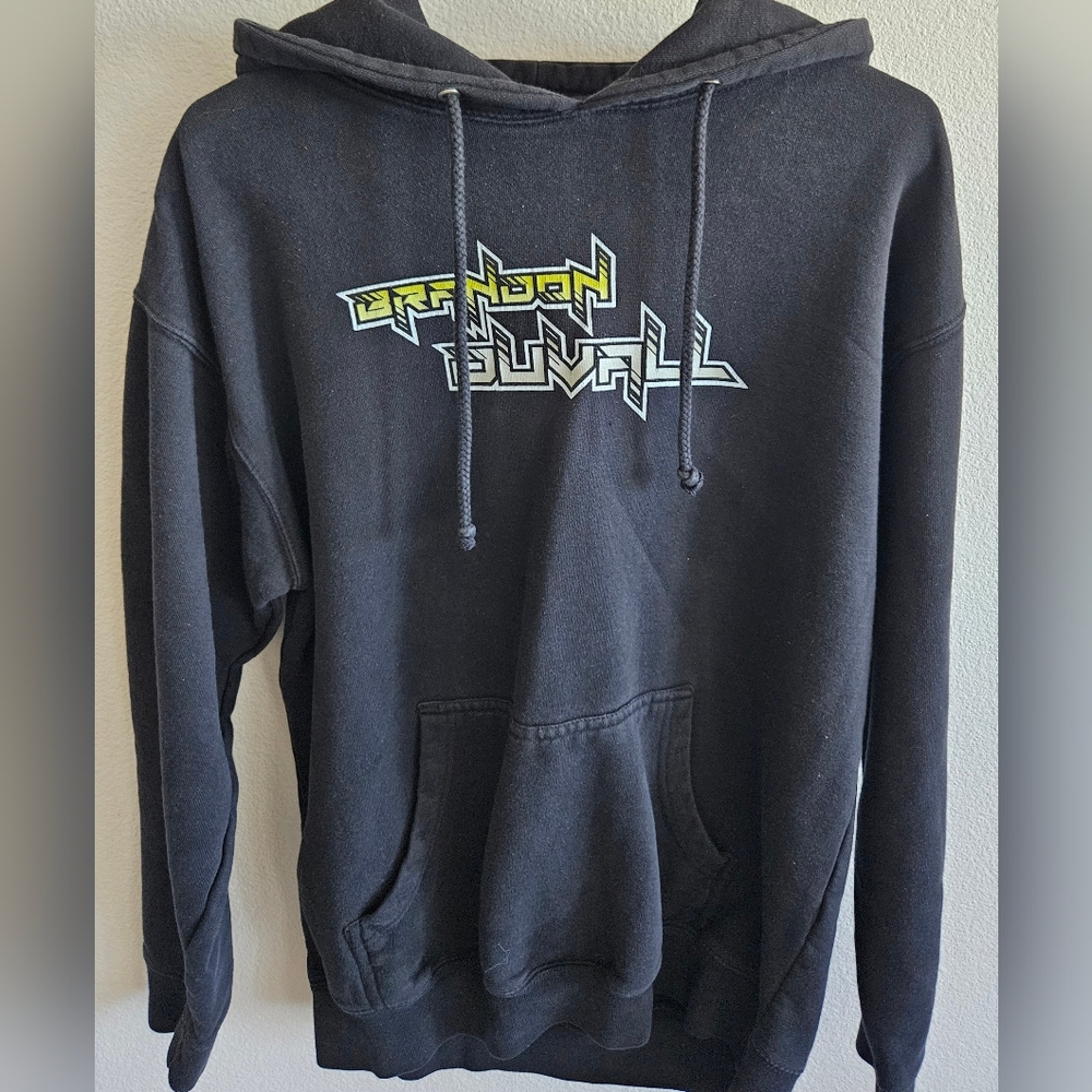 Brandon Duval Black Graphic Hoodie